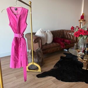 Worth Fuchsia Dress
